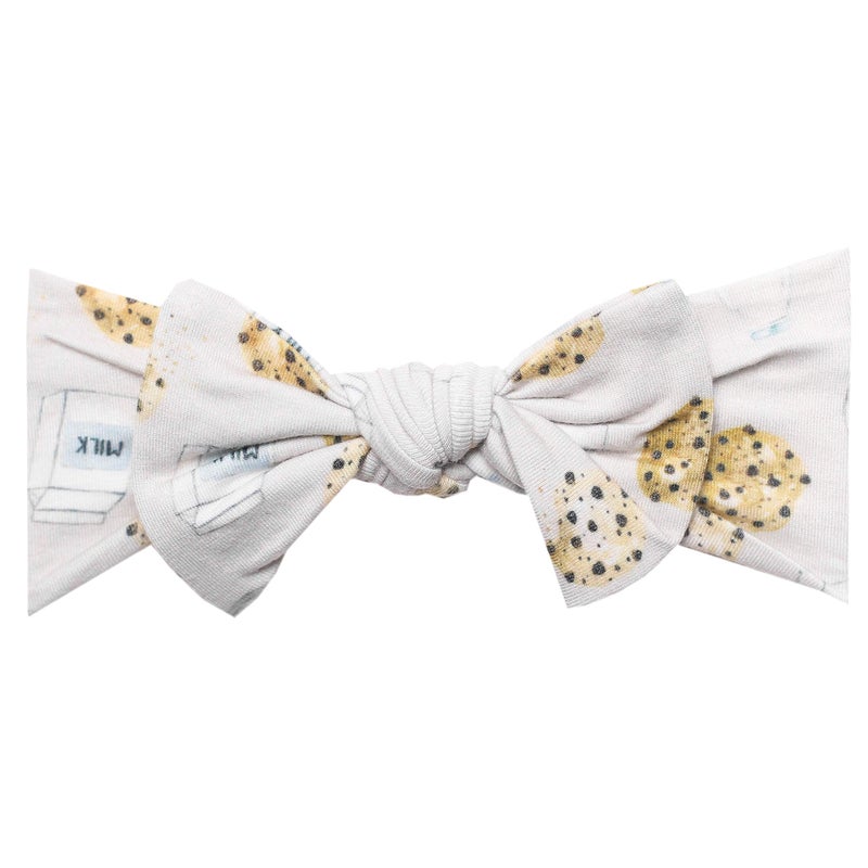 Copper Pearl Baby Bows: Stylish Headbands for Baby Girls, Premium Soft and Stretchy Baby Headbands, Perfect for Newborns, Trendy Designs - Chip - Image 1